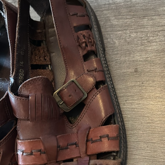 Stacy Adams faux leather sandals size 8 - Picture 4 of 7